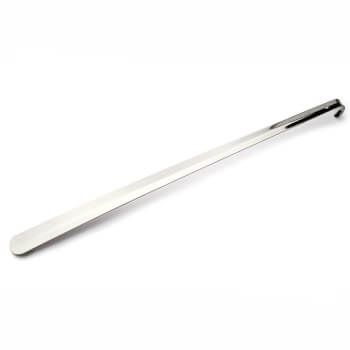 Металлический хромированный рожок для обуви 70см.