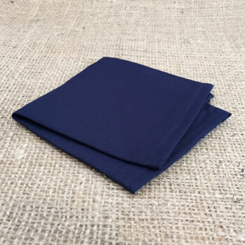Темно-синий нагрудный платок для пиджака