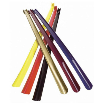 Металлический рожок для обуви 65см.